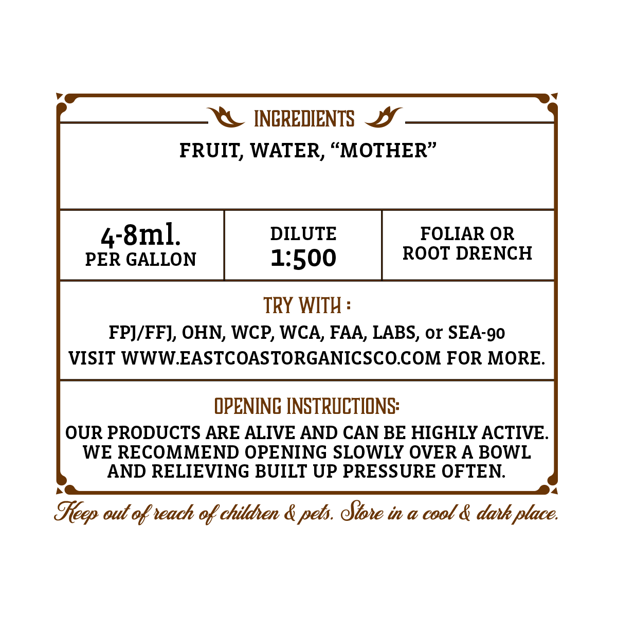 FV - Living Fruit Vinegar